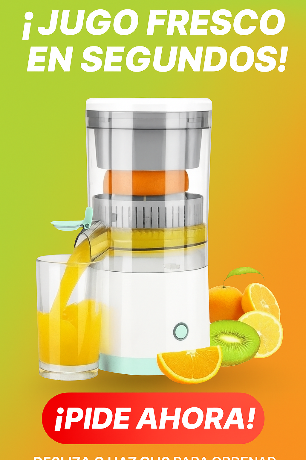 JuiceGo Pro – Tu Jugo Fresco en Segundos