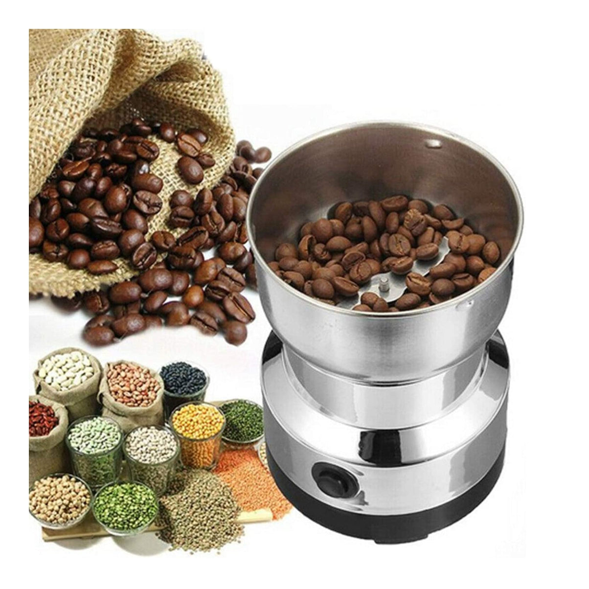 MOLINO ELÉCTRICO PARA CAFÉ Y ESPECIAS – RÁPIDO Y SEGURO