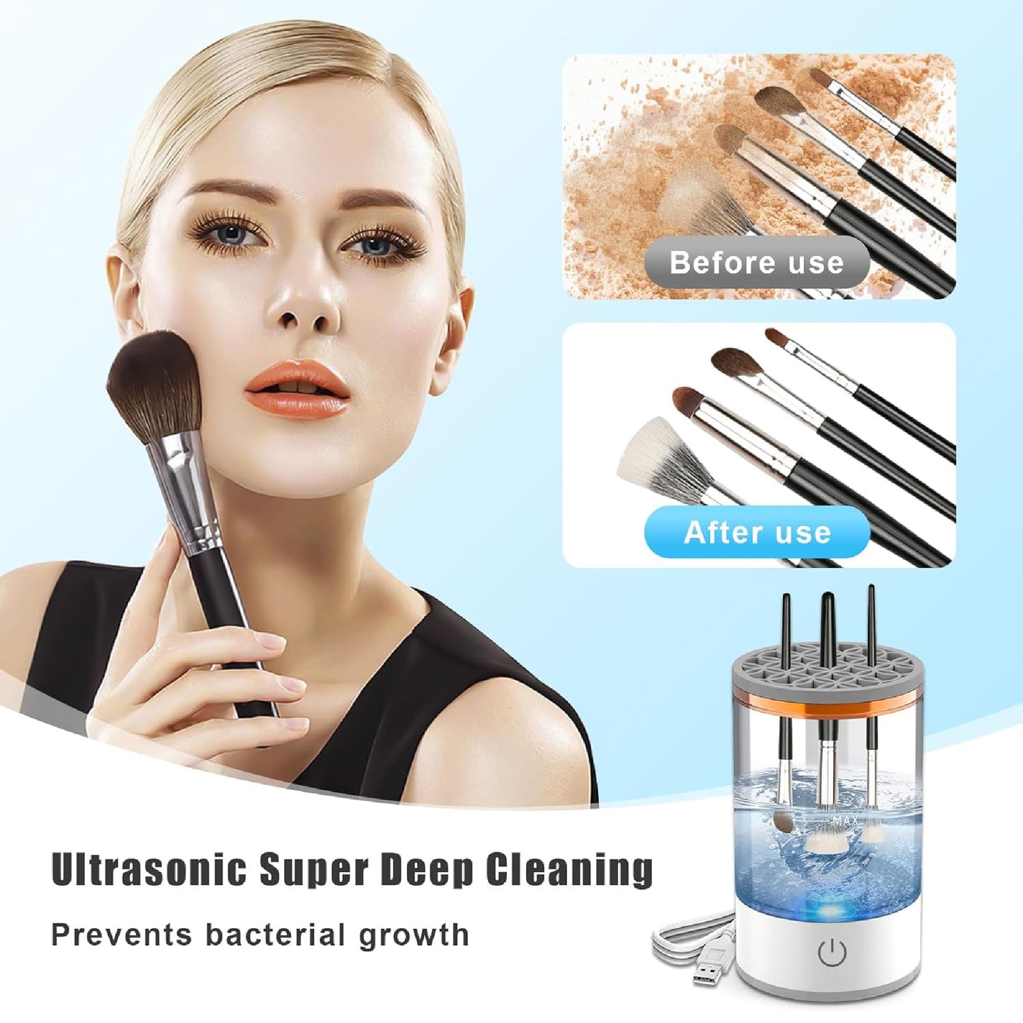 BRUSHCLEAN PRO - LAVADORA DE BROCHAS PORTÁTIL