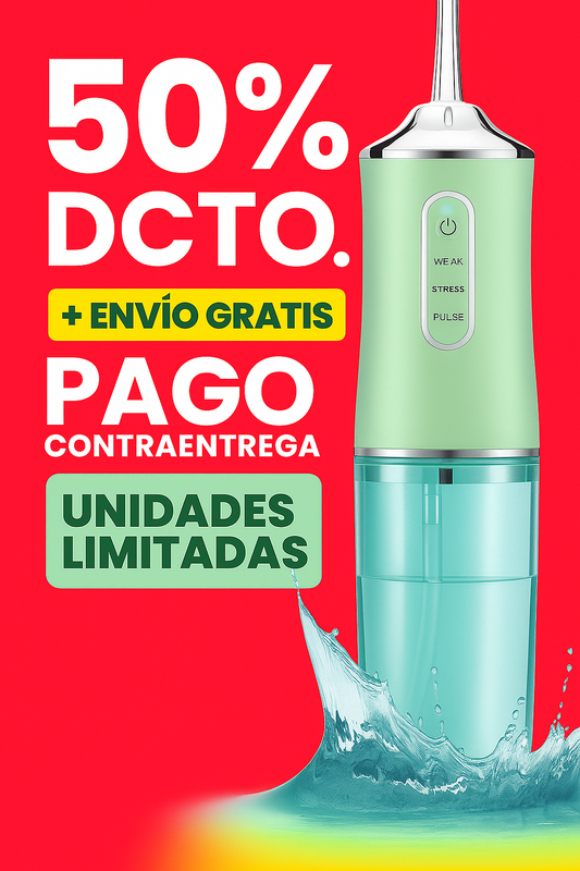 IRRIGADOR  BUCAL PRO 4 EN 1 - Limpieza Profunda y Encías Saludables