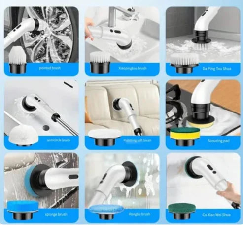 PowerClean - Cepillo Giratorio 9 en 1