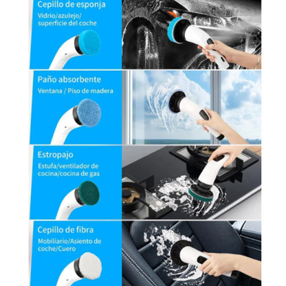 PowerClean - Cepillo Giratorio 9 en 1