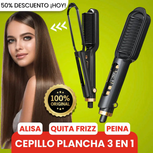 Cepillo Alisador 3 en 1